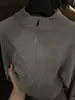Suéter Masculino com Zíper Cardigan de Tricô Jaqueta de Inverno Masculina com Gola Alta Meia Manga Top Azul Brilhante Cardigan Masculino