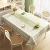 Toalha de Mesa de Luxo Leve de Alta Qualidade Impermeável e à Prova de Óleo Estilo Retro Americano Dopamina Tapete para Mesa de Jantar Estilo Ins Toalha de Mesa para Mesa de Centro