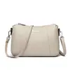 Bolso Bandolera para Mujer de Comercio Exterior 2025 Primavera Nuevo Estilo Urbano Simple de Cuero Suave Bolso de Hombro para Madres de Mediana Edad