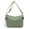 Bolsa transversal de náilon leve para moda de comércio exterior transfronteiriço, novo modelo 2025, bolsa casual simples e versátil, bolsa de ombro feminina