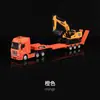 Huina 1:50 Modelos Estáticos de Vehículos de Construcción Excavadora Rodillo Compactador Camión Volquete