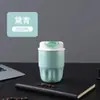 Taza de café de acero inoxidable 316, estilo popular, diseño en forma de pétalo, alta calidad, vaso de doble propósito, termo de café octagonal