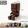 Figura de Madera Linda con Piernas que se Mueven para Ambientador de Coche, Decoración Creativa de Piernas que se Mueven para la Salida de Aire del Coche