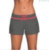 Shorts de Yoga de Verano Estilo Europeo y Americano, Bañador Conservador para Mujer con Cordón, Talla Grande, Shorts de Natación Frescos y Delgados