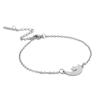 Pulseira de aço titânio de origem transfronteiriça menisco pingente de estrela moda simples cem Torre temperamento tendência pulseira feminina de aço inoxidável