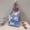 2025 Nuevo Estilo Coreano Diseño de Nicho Bolso Cubo Tejido para Mujer Moda Versátil para Viajes Compras Bolso de Mano Bolso