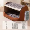 Canil para Pets Transfronteiriço Novo Outono e Inverno, Canil Confortável e Macio para Cachorros, Canil Universal para Cachorros Golden Retriever para Dormir em Todas as Estações