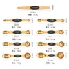 Colher de Medição Colorida de Cabeça Dupla de Aço Inoxidável Magnético Dourado Transfronteiriça Conjunto de 9 Peças Colher de Tempero Balança de Panificação Colher de Medição Doméstica