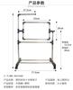 Soporte de punto de cruz engrosado de acero inoxidable soporte de bordado doméstico soporte de bordado grande ajustable soporte de bordado vertical soporte de bordado generación de cabello