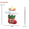 Pendente Plano de Acrílico 2D Fofo Sanrio de Natal Novo Transfronteiriço Pendente Decorativo Festivo para Árvore de Natal