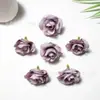 Simulación 4cm Cabeza de Rosa Holandesa Hecha a Mano Material de Flor para DIY Fabricante Venta al por Mayor Flores para Decoración de Bodas Hogar