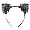 Acessórios de Lingerie Sexy Estilo Coreano Faixa de Orelha de Gato Fofa Faixa de Orelha de Gato de Renda Vazada Faixa de Cabeça Decorativa de Gatinha 02