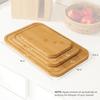 Juego de Tablas de Cortar de Bambú, Tabla de Cortar de Cocina de Tres Piezas, Tabla de Picar, Tabla de Pan, Logotipo de Estilo Personalizado