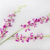 Direto da Fábrica Yiwu atacado Orquídea Dendrobium de Três Hastes Decoração Europeia para Casa Casamento Flor Artificial