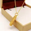 Colgante de Diseño Antiguo Estilo Vintage con Símbolos de Cien Bendiciones, Colgante de Símbolo de Bendición Chapado en Cobre Dorado, Adorno Clásico Versátil al por Mayor
