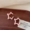 Brincos florais frescos estilo floresta para mulheres, estilo férias na praia primavera/verão, moda dopamina, brincos de tarraxa elegantes e bonitos