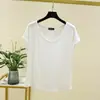 Camiseta feminina sem mangas com decote redondo, estilo coreano, primavera e verão, nova base de emagrecimento plus size, top solto e fino