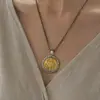 Acessórios culturais e criativos taoístas: Pingente do Nove Céus Yingyuan Leisheng Puhuatianzun, colar de cobre branco, venda direta de áreas cênicas de templos taoístas e fábricas