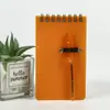Nuevo Cuaderno de Espiral Publicitario A7 con Tapa Abatible de PP Colorido Portátil Bloc de Notas Mini Cuaderno de Regalo para Exposición de Vocabulario