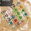 Mochila de Levantamento de Peso Animal Gato Anime 2D Macia Pintada com Gotejamento de Couro Chapéu Pintado com Gotejamento Série Temática Tática 3D