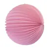 Lanternas de Melancia Esféricas para Decoração de Quarto de Casamento, Lanternas de Melancia em Favo de Mel para Celebrações de Casamento, Lanternas de Melancia de Origami Cor de Pêssego