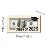 En Stock Transfronterizo Temporada de Graduación Universitaria Europea y Americana 2025 Cartera Pinza para Billetes de Madera Cartera Personalizada Cartera de Madera