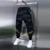 2026 Verão Novo Calça Jogger Masculina Color Block Casual Marca Tendência Solta Cordão Cintura Elástica Calça de Moletom Esportiva