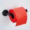 Conjunto de Porta-Toalhas Preto Aço Inoxidável 304 Conjunto de Barra de Toalha para Banheiro Porta-Papel Higiênico Gancho de Roupa Ferragens para Banheiro Pingente