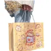 Lindo Bolso de Mano de Tamaño Pequeño Bolsa de Regalo Bolsa de Papel Grande Exquisita Estilo Ins Temporada de Graduación Embalaje para Regalo de Cumpleaños Compañero