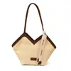 Bolsa Tote Portátil Retro de Gran Capacidad 2025 Nuevo Estilo Otoño Bolso de Hombro para Viajes Diarios Bolso de Axila para Viajes Diarios