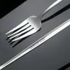 Cuchillo, tenedor y cuchara de acero inoxidable para comida occidental transfronterizo al por mayor, juego de cubiertos portugueses, cuchara para café, cuchillo y tenedor para bistec de alto valor