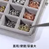 Caja de Almacenamiento de Joyería de Terciopelo Transparente con Tapa abatible y a Prueba de Polvo con Compartimentos para Pendientes, Anillos y Uñas - En Stock