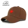 Gorros de Otoño e Invierno para Mujer, Gorras de Béisbol Tejidas con Protección Solar, Diseño de Estrella Bordada en 3D, Gorros de Moda con Visera Rígida para Hombre