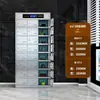 Gabinete de Cubiertos de Acero Inoxidable, Gabinete de Desinfección para Comedor Escolar, Gabinete de Platos con Múltiples Compartimentos, Gabinete de Desinfección y Secado a Alta Temperatura, Almacenamiento