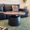 Mesa de centro, sala de estar, mesa de centro para casa, mesa de centro para sala de apartamento pequeno, estilo minimalista moderno, apartamento pequeno, mesa redonda central, mesinha de chá