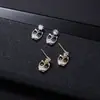 Brincos de Prata Esterlina S925, Brincos de Coruja Modernos e Elegantes com Diamantes, Joias Coreanas para Mulheres, Joias Exageradas, Brincos Versáteis