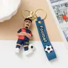 Llavero de Dibujos Animados Estrella de la Copa Mundial de Fútbol Colgante Lindo para Mochila Adorno Regalo de la Copa Mundial USA Canadá México Venta al por Mayor