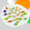 Colección de colgantes de aleación con diseño de fruta de dibujos animados pintados a mano, materiales DIY hechos a mano para pulseras, pendientes y accesorios