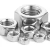 Venta Directa de Tuercas Hexagonales, Pernos, Tornillos y Tuercas de Acero Inoxidable 304 Hechos a Medida de Fábrica, Tuercas Hexagonales Externas Galvanizadas y Niqueladas