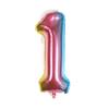 Globo digital de 16 pulgadas del 0 al 9 para Año Nuevo, luna llena, fiesta de cumpleaños, decoración, globo de película de aluminio degradado, venta al por mayor