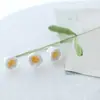 Fio de Lã Lírio-do-vale Tulipa Crochê Acessórios para Vestuário Enfeites Bolsa Tricô Flor Flor Artificial Decoração