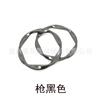 Nuevo Anillo Metálico Decorativo en Espiral Botón Ajustable de Soldadura Botón Círculo Decorativo para Abrigo Falda Círculo de Aleación