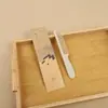 Set Desechable de Peine y Artículos de Tocador para Hoteles y Casas de Huéspedes, Hecho de Paja y Plástico, con un Mango Largo