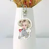 Chaveiro Acrílico Branco Song Yuqi Dupla Face Pingente de Mochila Suporte Mercadoria Estilo Igual TikTok