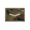 Parches Bordados de Rango Militar en Stock Transfronterizos, Parches Tácticos Militares de Moral, Brazaletes de Velcro
