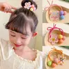 Xuxinhas de Cabelo Infantis Ursinho Cartoon Prendedores de Rabo de Cavalo Elásticos para Meninas