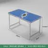 Mesa Plegable para Montaje de Puesto Exterior, Uso Comercial, Mesa de Comedor Rectangular Portátil, Mesa Plegable para Decoración y Ceremonias de Inauguración