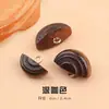 Botones de Madera Semicirculares para Abrigos, Gabardinas, Chaquetas de Traje, Botones de Madera para Suéteres, Ropa de Abrigo, Botones Decorativos para Mujer