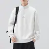 Ventas Directas de Fábrica Primavera, Otoño e Invierno 2025 Nueva Marca de Moda Sudadera Deportiva de Manga Larga para Hombre Sencilla Holgada con Cremallera
