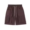 Pantalones Cortos de Trabajo para Hombre 2026 Nuevo Verano Delgados Sueltos Casuales de Longitud Media de Secado Rápido Deportivos de Seda de Hielo Pantalones de Cinco Puntos Verano